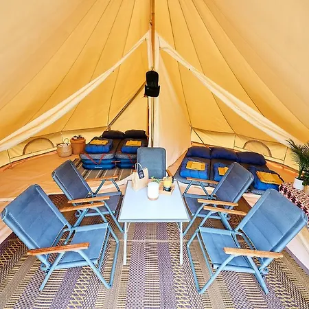 Tipi Tent Aan De Oever De Ambleve 豪华帐篷 艾韦